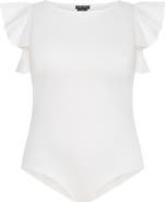City Chic Daphne Ruffle Sleeve Bodysuit