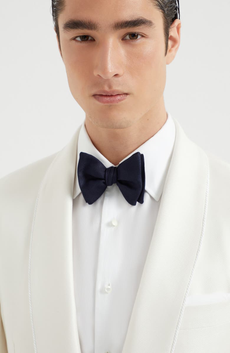 Brunello Cucinelli Bowtie, Alternate, color, Navy Blue