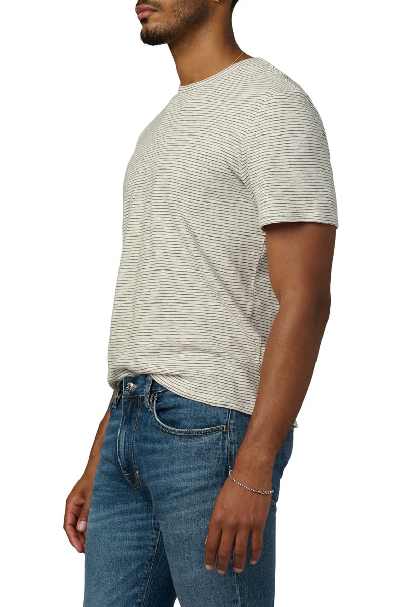 Joe's Stripe T-Shirt, Alternate, color, Black