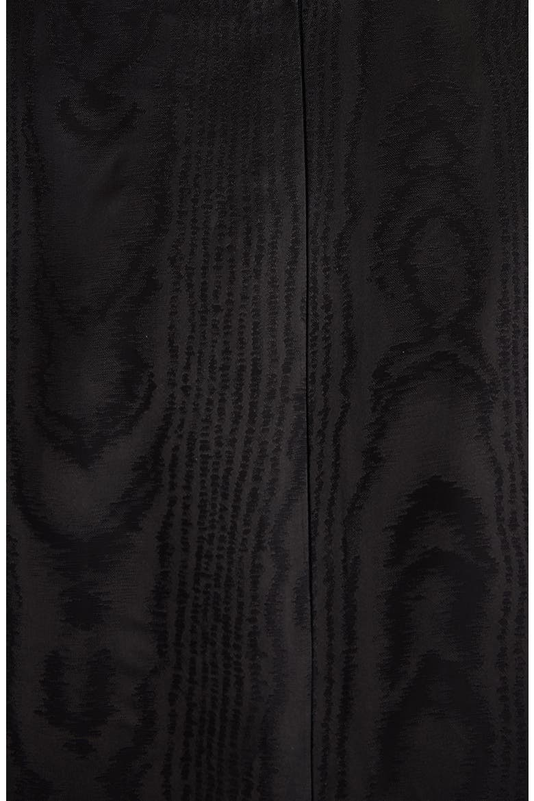 Dole Moiré Halter Dress, Alternate, color, BLACK