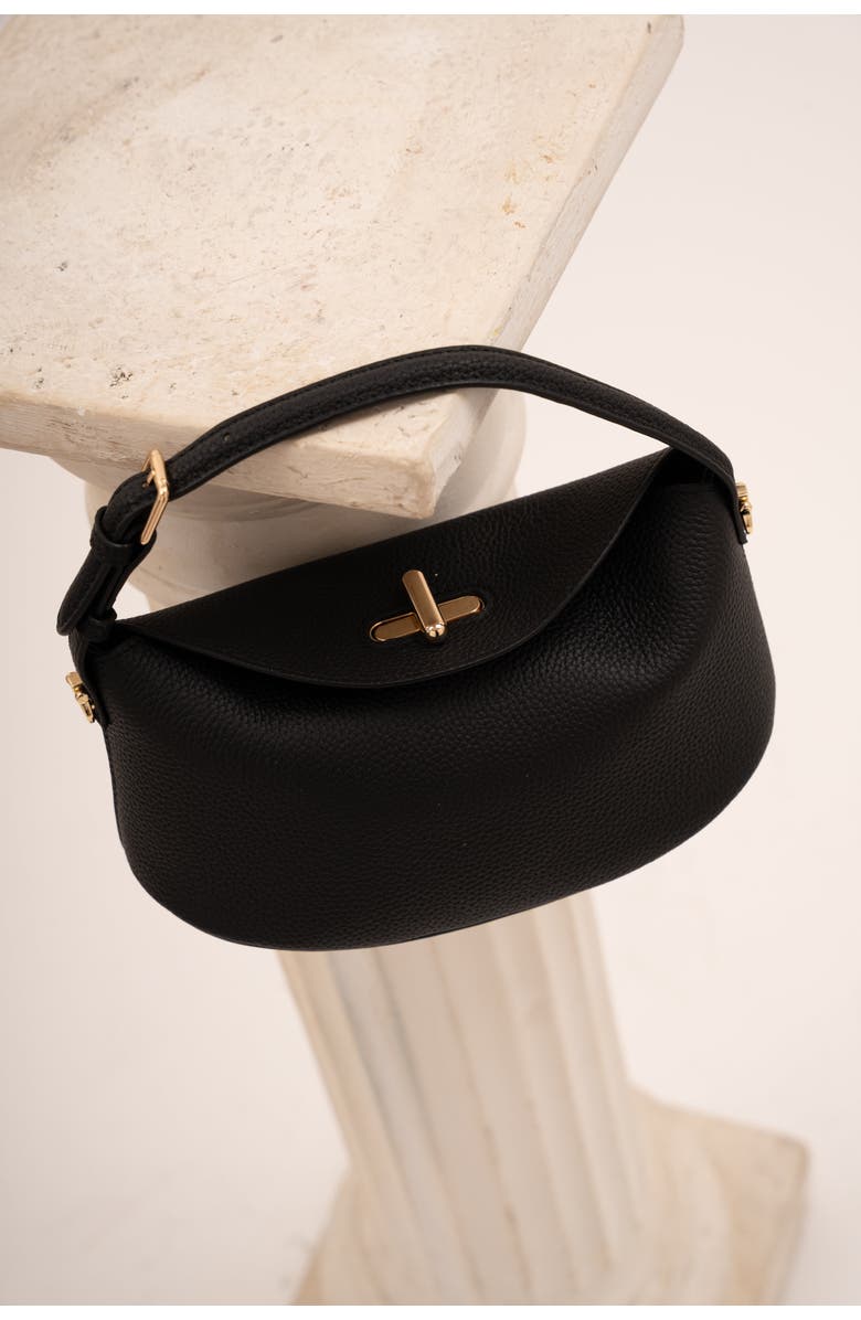 Bob Oré Blue Collection Lune Handbag, Alternate, color, Black