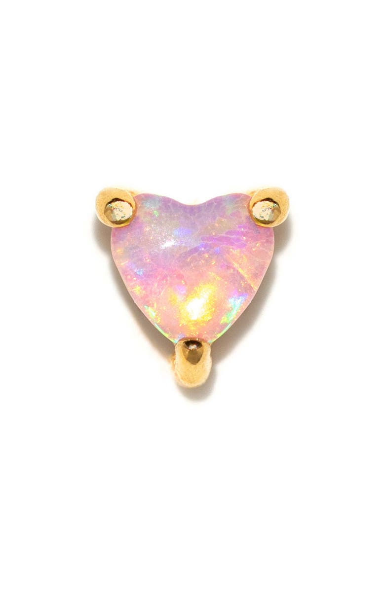 Girls Crew Single Flat Back Stud Earring, Main, color, Gold