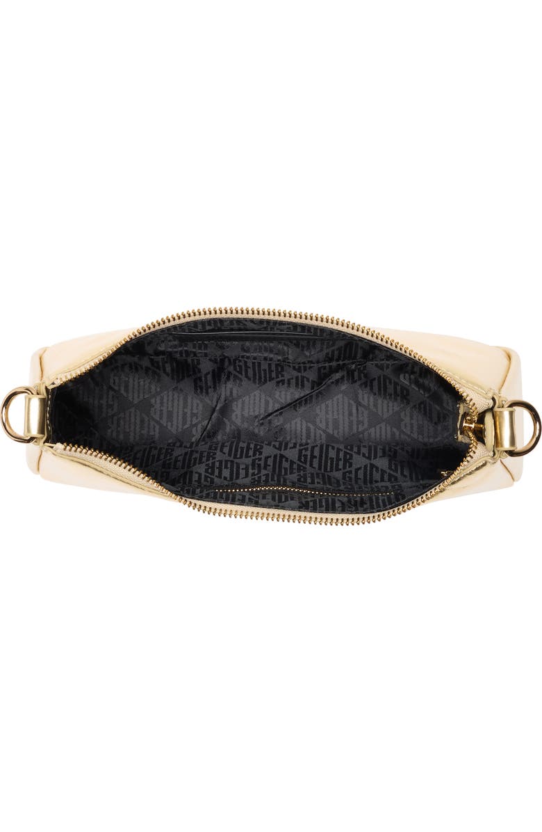 Kurt Geiger London Highgate Leather Shoulder Bag, Alternate, color, Gold