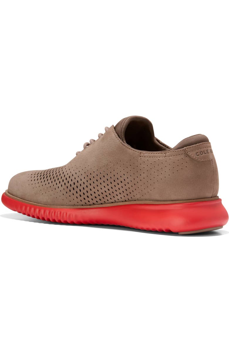 Cole Haan 2.ZeroGrand Laser Wing Derby, Alternate, color, Irish Coffee Nubuck / Truffle