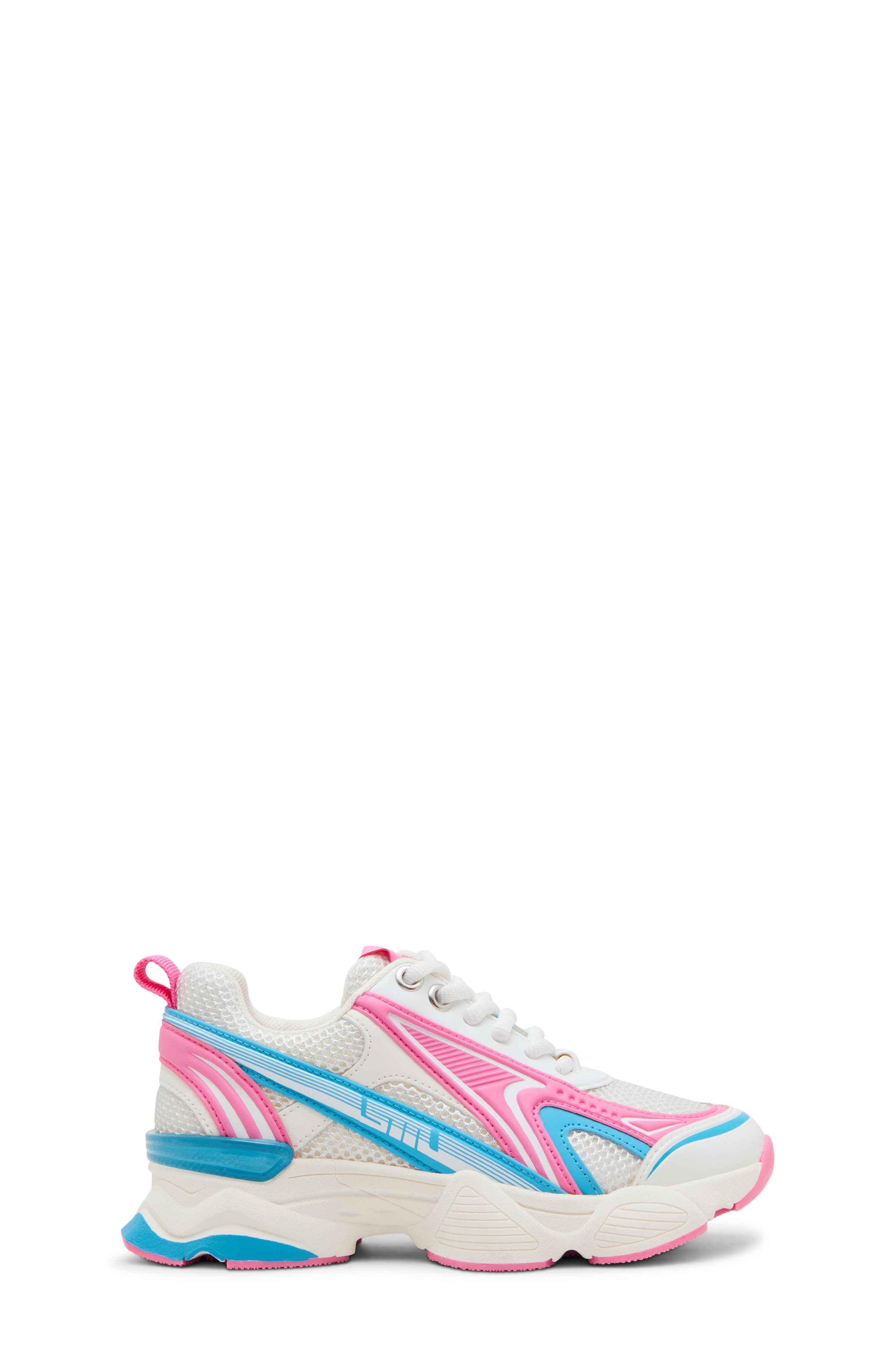 Steve Madden Kids' Jsped Sneaker, Alternate, color, Pink/ Blue