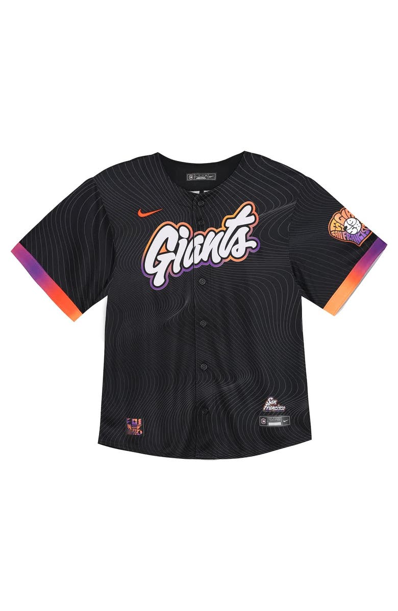 Nike Infant Outerstuff  Anthracite San Francisco Giants 2025 City Connect Limited Jersey, Alternate, color, 