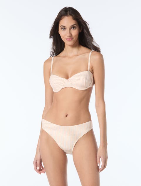 Seamed U-wire Bra Swim Top