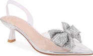 BERNESS Ninetta Clear Kitten Heel Pump