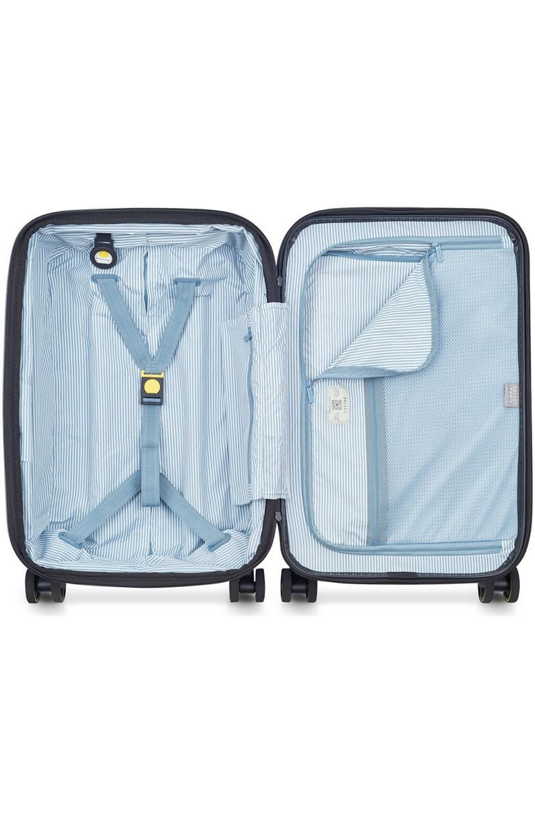 Delsey Paris Turenne 2.0 Carry-On 22-Inch Spinner Luggage with Front Pocket, Alternate, color, Black