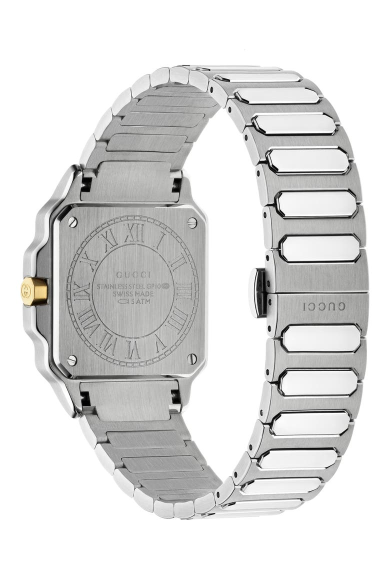 G-Flat Medium Bracelet Watch, 30mm, Alternate, color, MULTI SILVER/GOLD