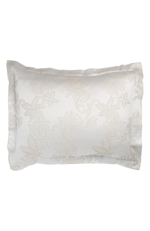 Sferra Tivoli Cotton Sateen Pillow Sham In Taupe