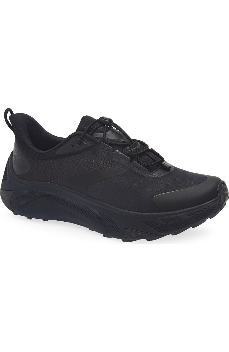 HOKA Transport 2 Gore-Tex<sup>®</sup> Waterproof Sneaker, Main, color, Black / Black