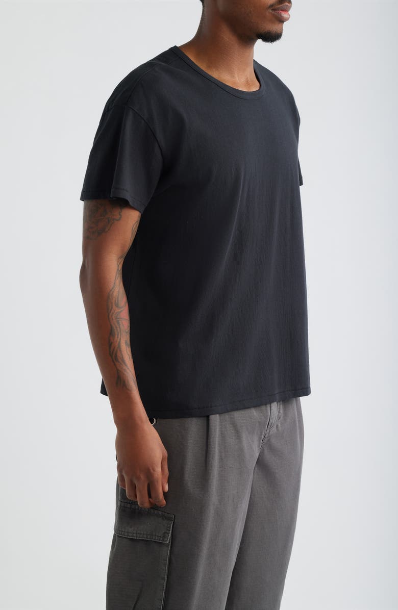 Elwood Crop Cotton T-Shirt, Alternate, color, Vintage Black