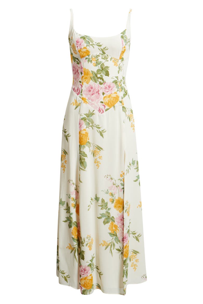 Ailany Floral Print Sundress, Alternate, color, ROSE PERFUME