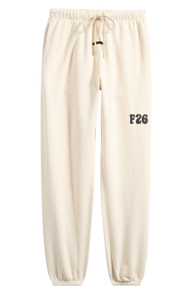Fear of God Essentials Classic Fleece Sweatpants, Alternate, color, Washed Ivory