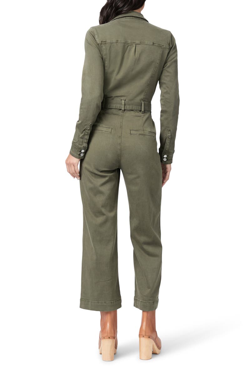 Anessa Crop Wide Leg Jumpsuit, Alternate, color, VINTAGE BRUSHED OLIVE