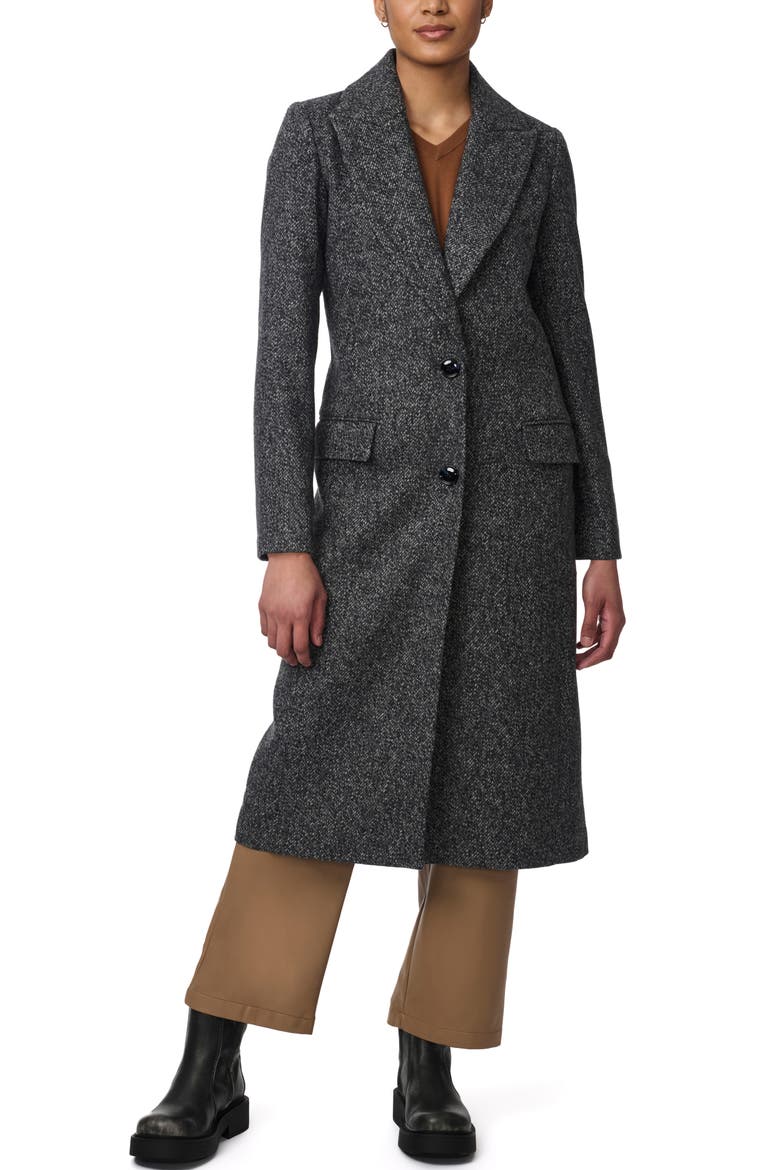 Long Twill Coat, Main, color, GREY