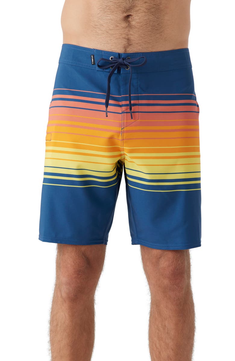 O'Neill Hyperfreak Heat Stripe Swim Trunks, Main, color, 