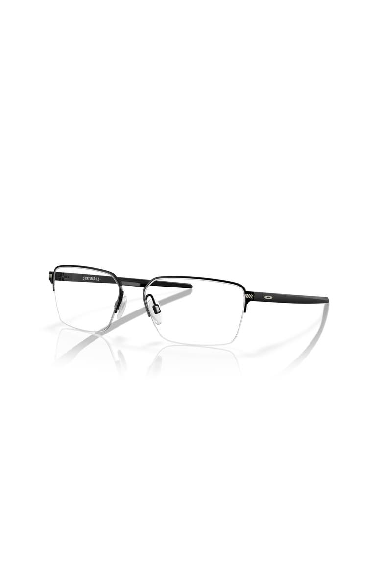 54mm Rectangle optical glasses, Main, color, Black