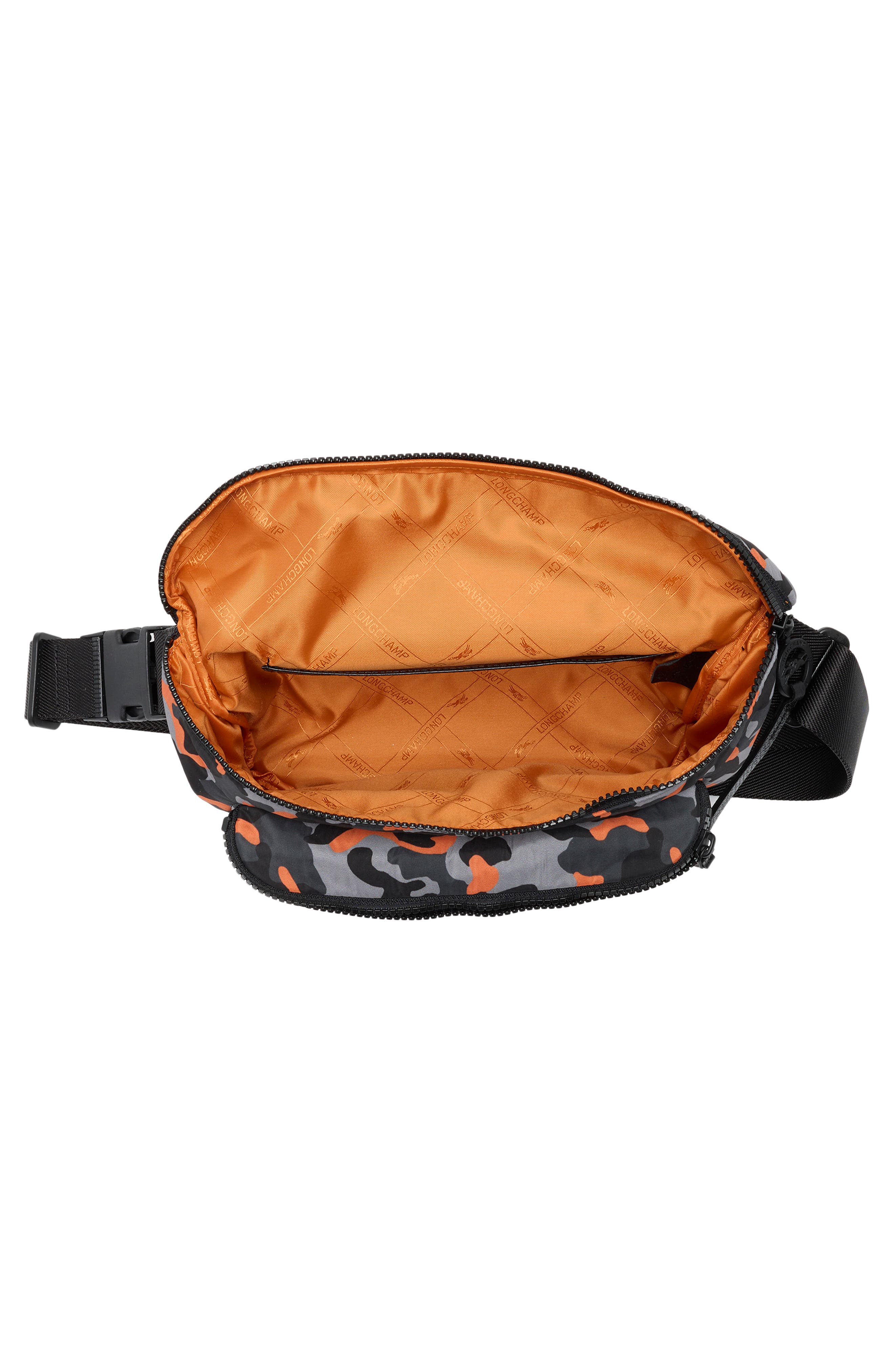 Longchamp Le Pilage Camo Large Belt Bag, Alternate, color, Cement