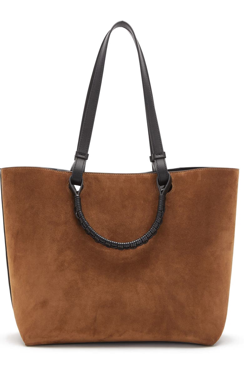 Loewe Anagram Suede Tote, Alternate, color,