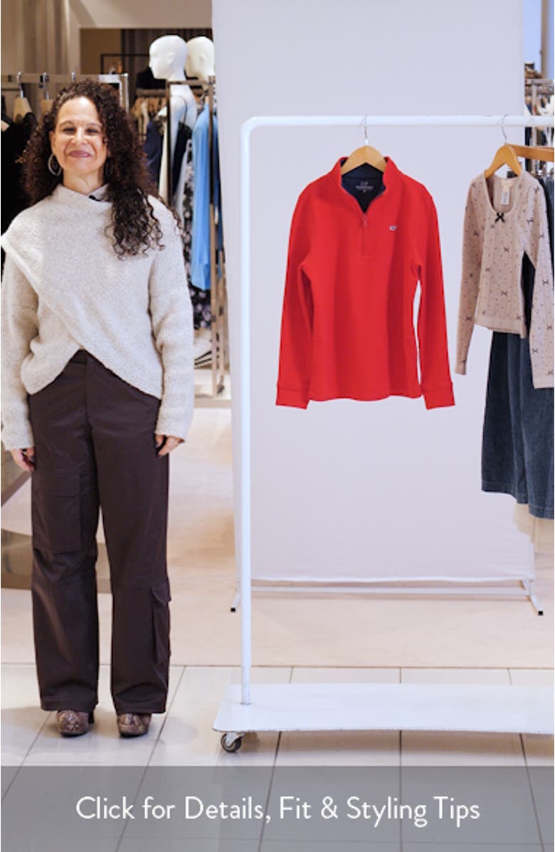 Kids' Saltwater Quarter Zip Pullover, sales video thumbnail