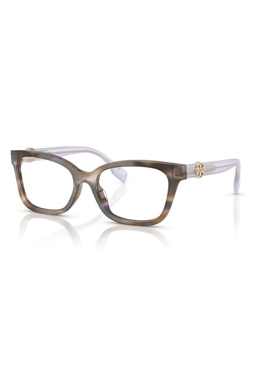 Tory Burch 53mm Phantos Optical Glasses In Purple
