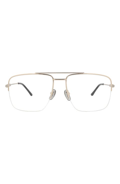 58mm Rectangular Optical Glasses