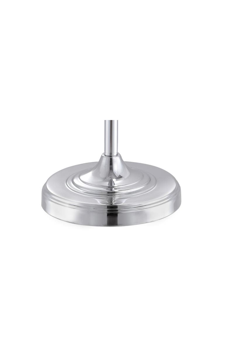 JONATHAN Y Mia Crystal/Metal LED Floor Lamp, Alternate, color, Clear/ Chrome