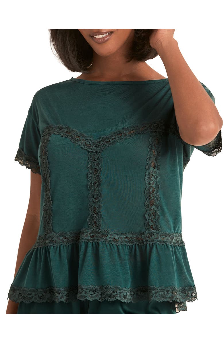 Adore Me Patrice Pajama Set, Alternate, color, Dark Green