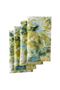 Green Marble Napkin Set of 4