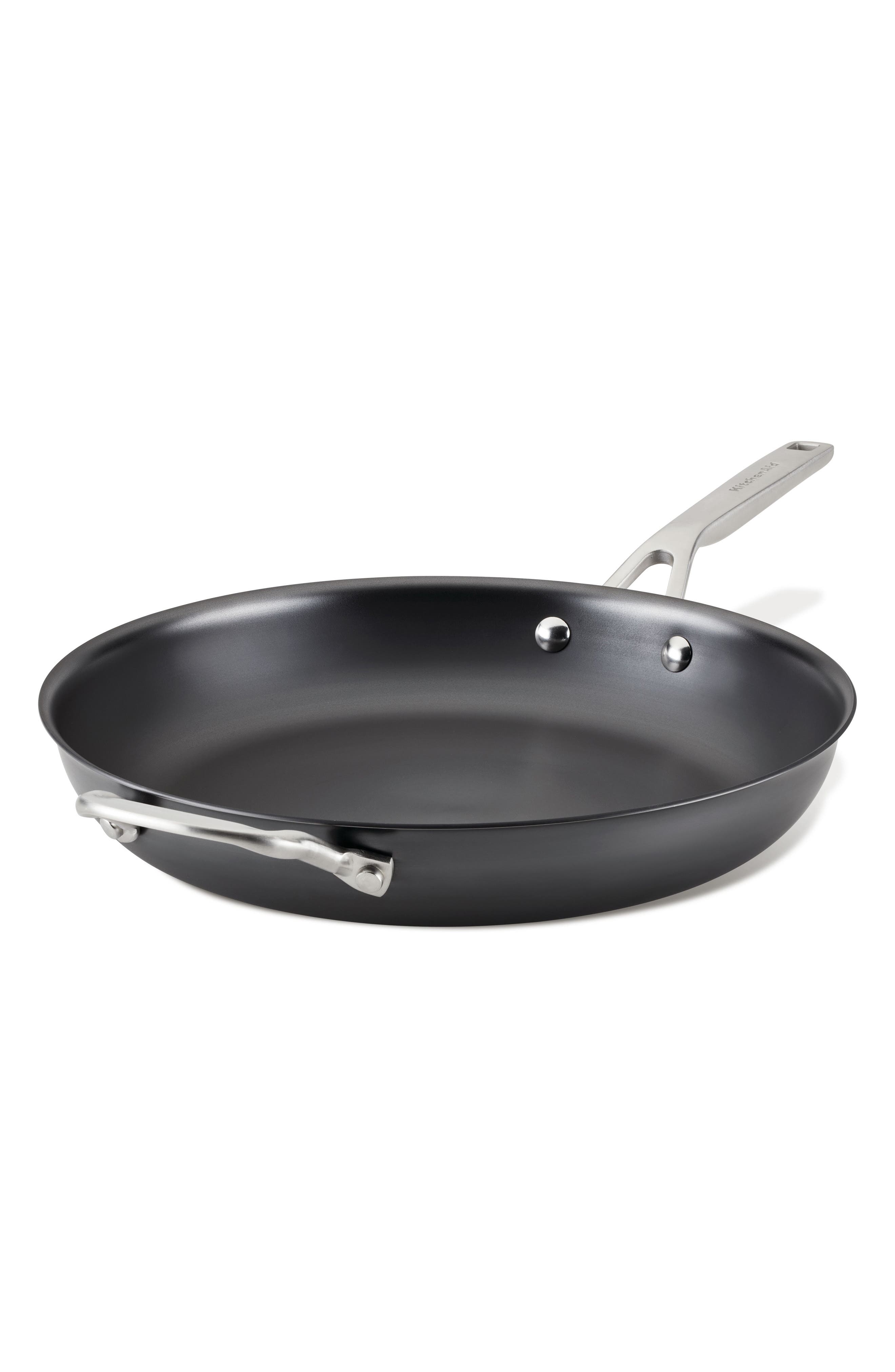 KITCHENAID Nitro Carbon Steel 12-Inch Fry Pan with Helper Handle