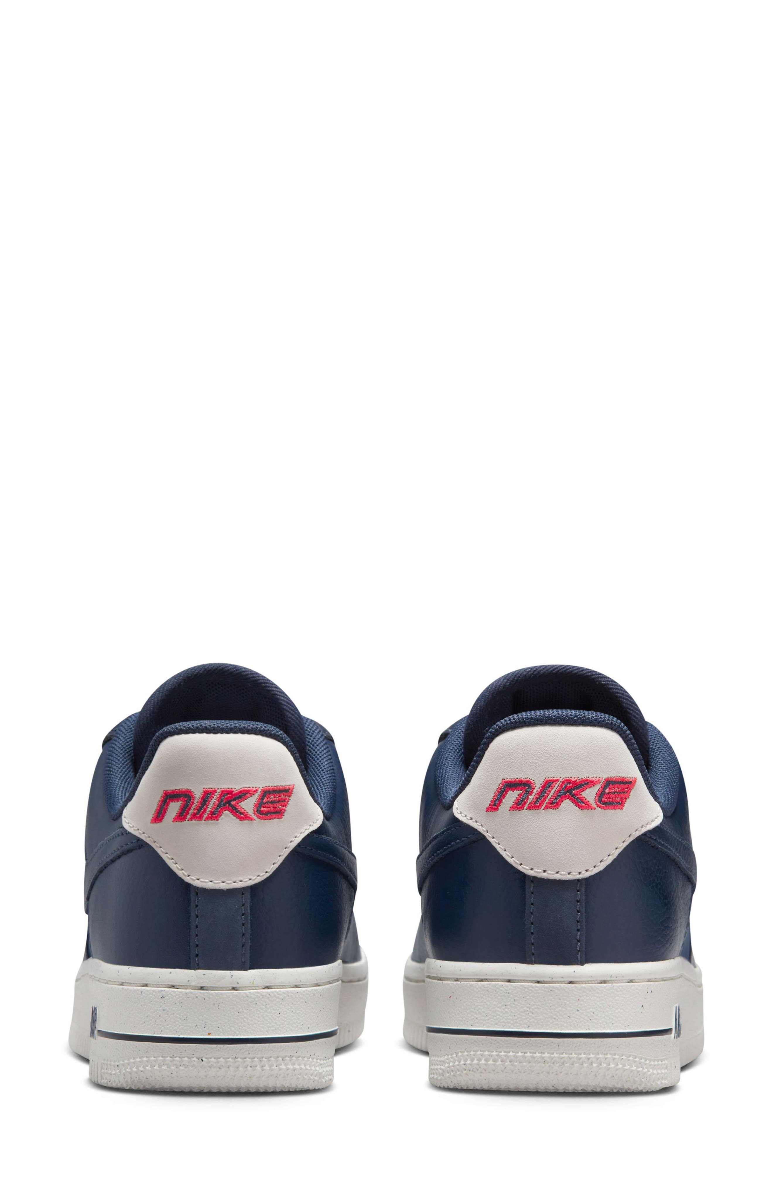 Air Force 1 '07 LX Sneaker, Alternate, color, LIGHT OREWOOD/ OBSIDIAN/ SAIL