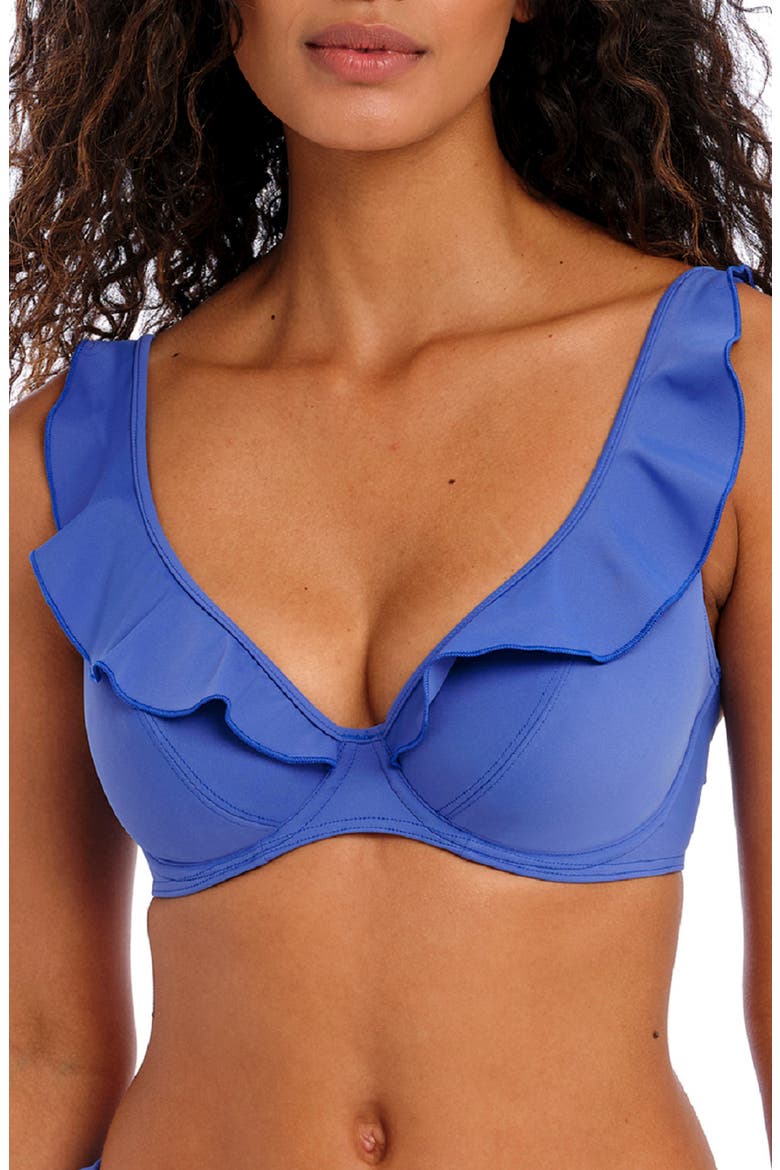 Jewel Cove Underwire Bikini Top, Main, color, PLAIN AZURE