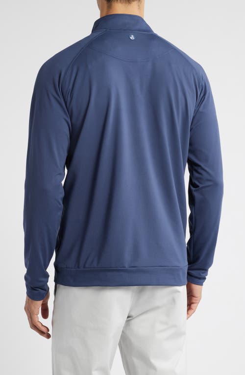 Swannies Colt Quarter Zip Golf Pullover In Navy