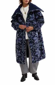 Free People This Love Floral Wing Collar Cardigan