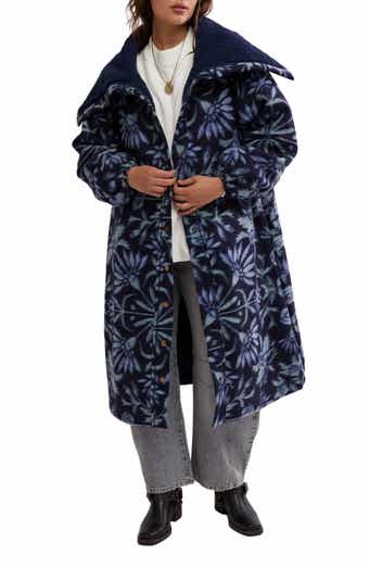 Free People This Love Floral Wing Collar Cardigan