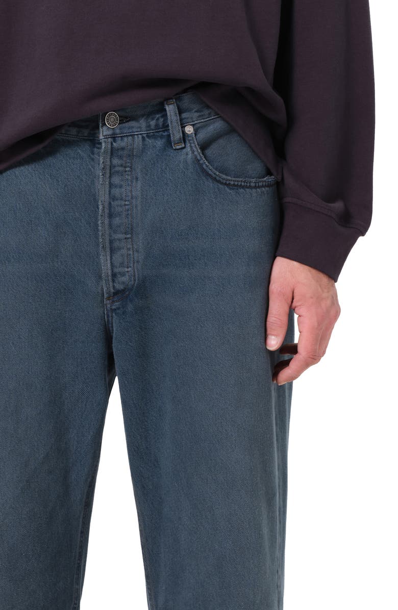 AGOLDE '90s Mid Rise Relaxed Straight Leg Jeans, Alternate, color, Prism Blue Indigo