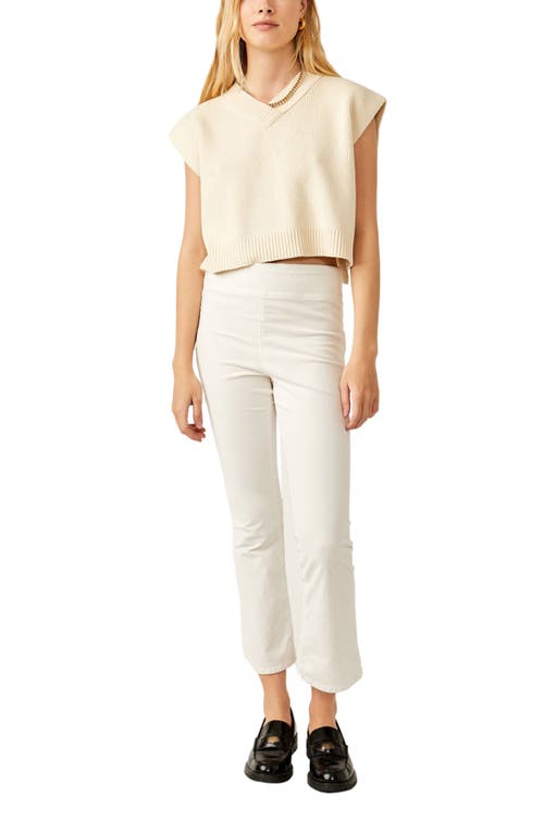 Shop Free People Easy Street Sweater Vest In Cream