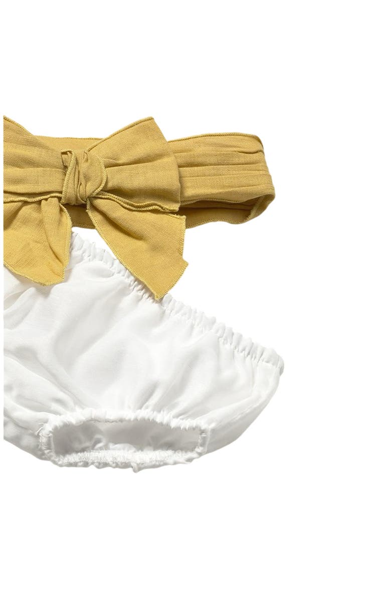 Mayoral Floral Band Dress, Alternate, color, Cream