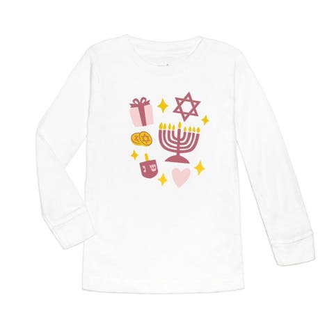 Hanukkah Doodle Long Sleeve Shirt