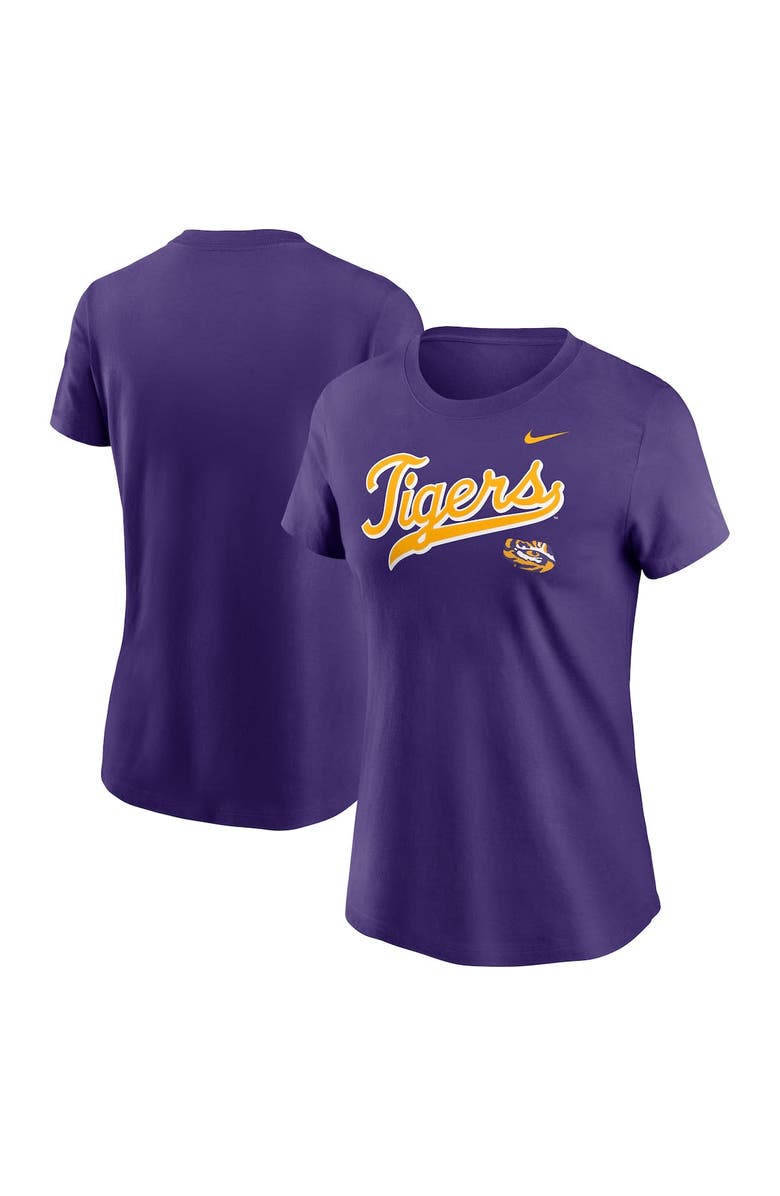 Nike Women's Nike Purple LSU Tigers Local Script T-Shirt, Alternate, color, 
