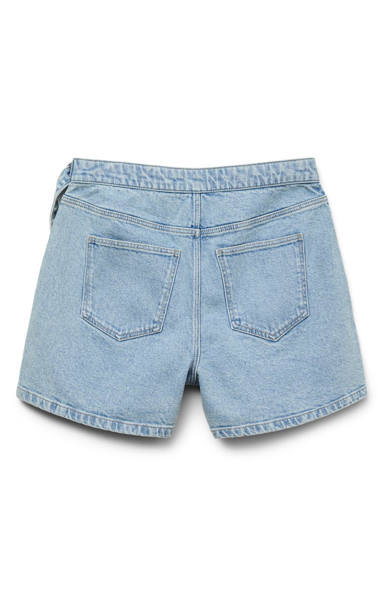 VERO MODA Vica Faux Wrap Denim Skort, Alternate, color, 