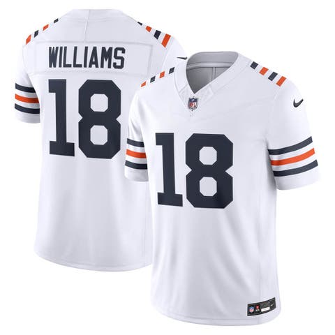 Men's Nike Caleb Williams White Chicago Bears Alternate  Vapor F.U.S.E. Stitched Limited Jersey