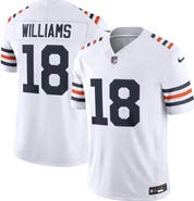 Nike Men's Nike Caleb Williams White Chicago Bears Alternate Vapor F.U.S.E. Stitched Limited Jersey