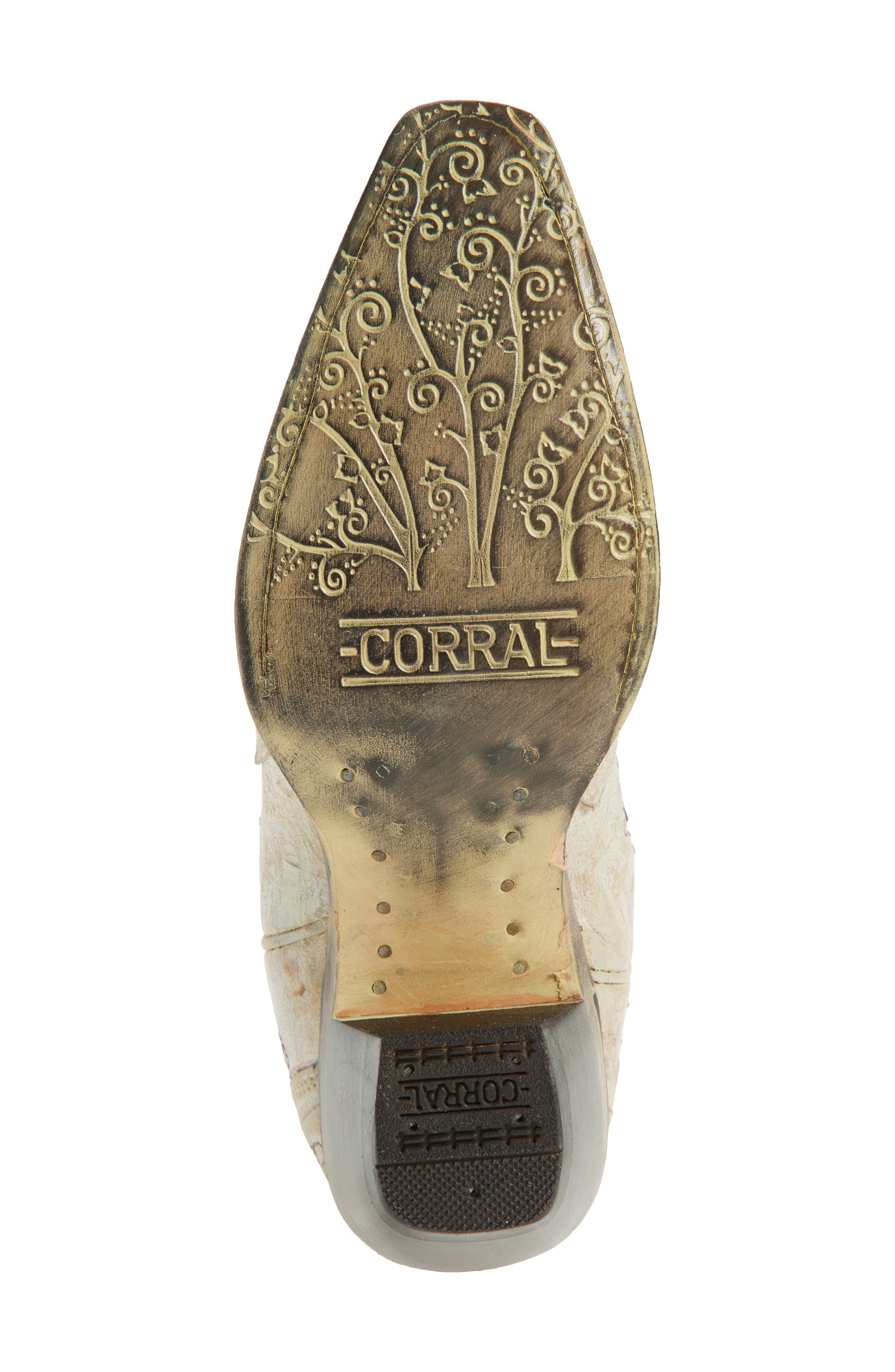 CORRAL Glitter Mid Calf Western Boot, Alternate, color, 