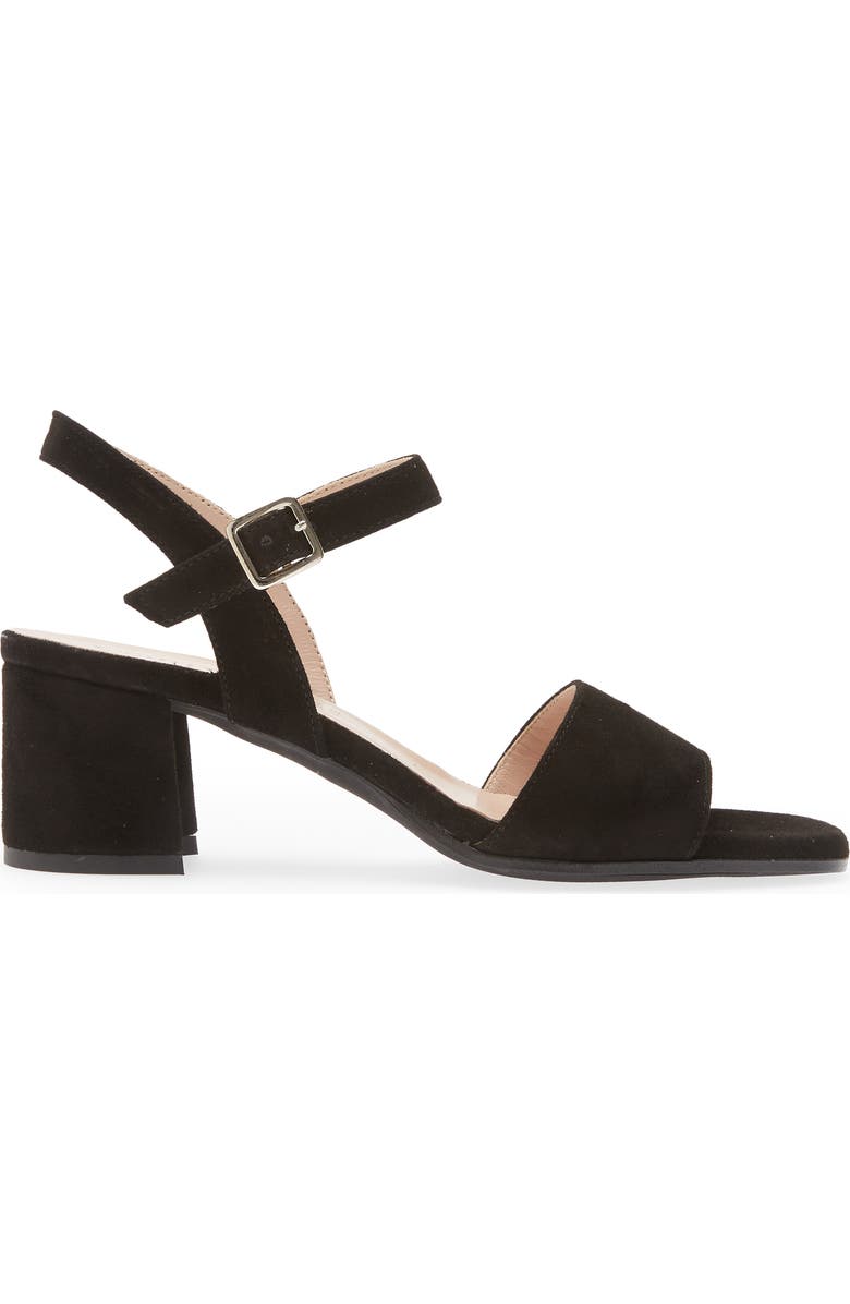 Cordani Irisse Block Heel Sandal, Alternate, color, Black Suede
