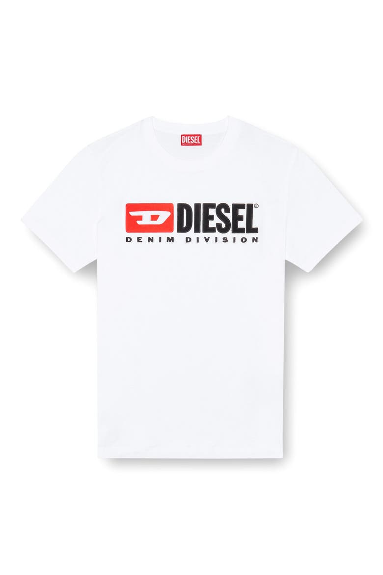 T-Boxt-Div Relaxed Logo T-Shirt, Alternate, color, WHITE