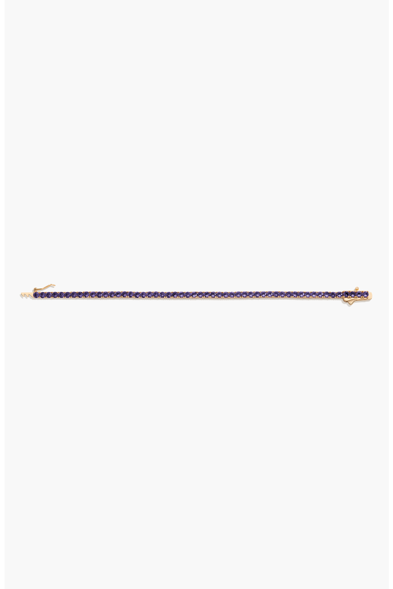 Lab Grown Amethyst Tennis Bracelet, Alternate, color, Yellow Gold Vermeil