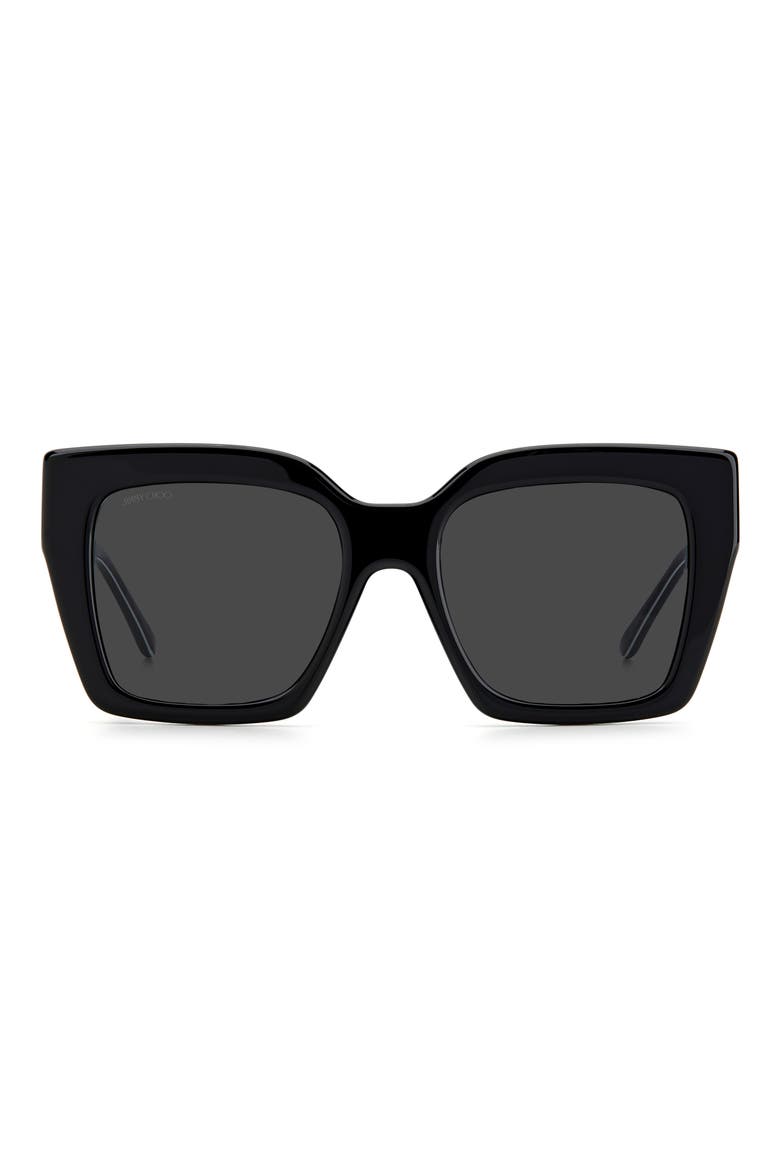 Elenigs 53mm Square Sunglasses, Main, color, BLACK / GREY1